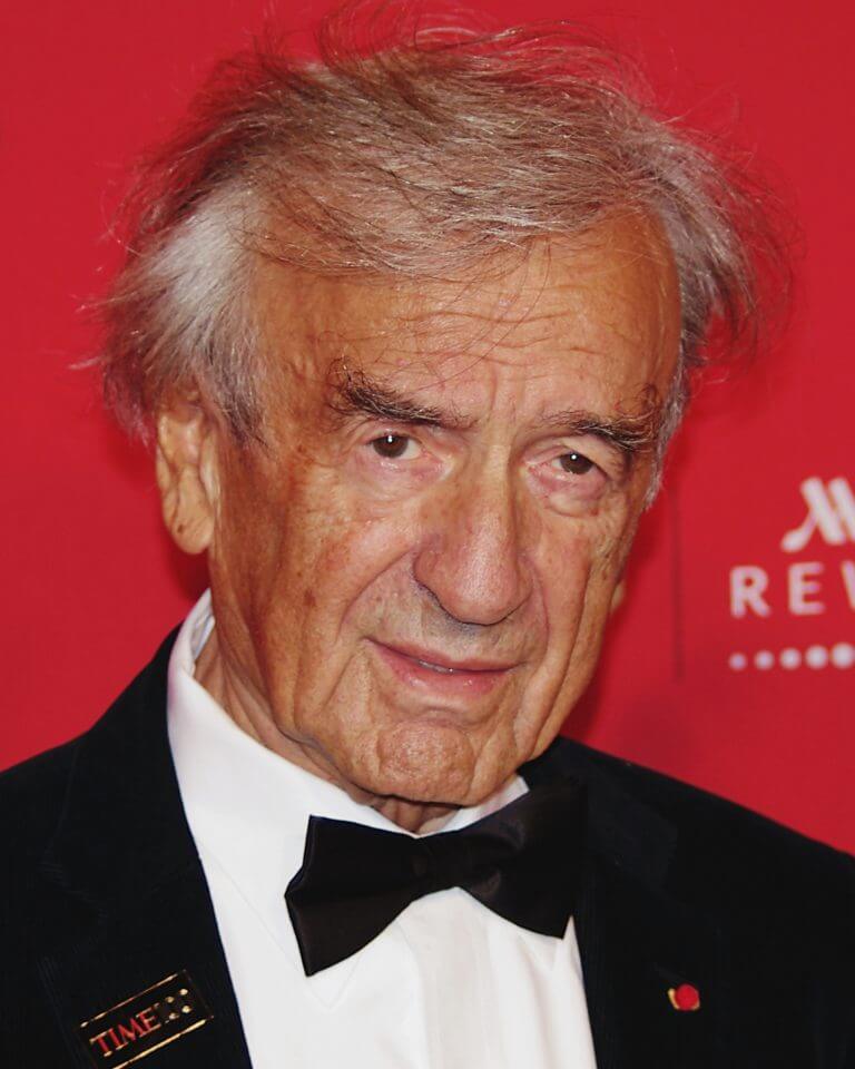 The late Nobel laureate Elie Wiesel in a photo from 2012. From Wikipedia