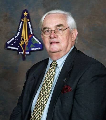 Prof. John Logsdon, during his participation in the commission of inquiry for the Columbia disaster. Photo: NASA