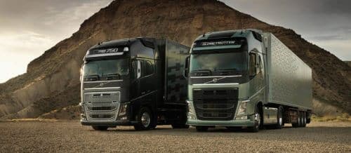 Volvo FH series trucks. PR photo