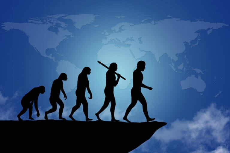 Human evolution, according to an abyss. Illustration: shutterstock