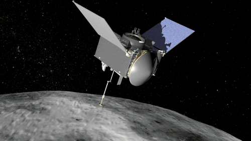 Imaging of the Osiris-Rex probe