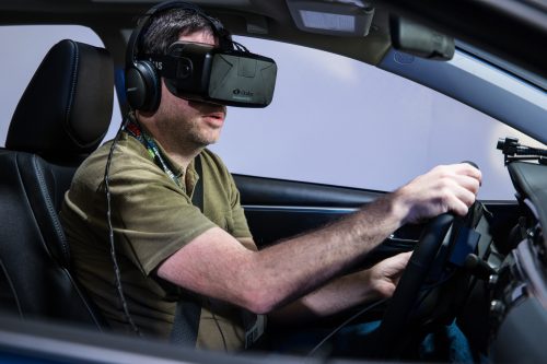 משקפיי מציאות מדומה. מקור: Oculus Rift Driver / flickr.