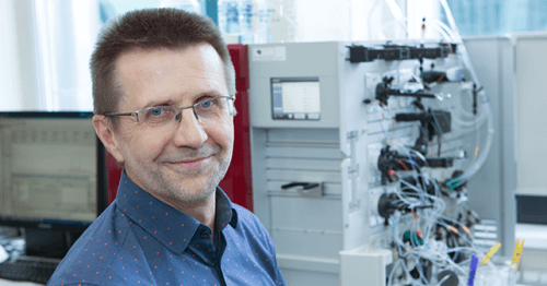 Prof. Virginios Shikshinis, University of Vilnius, one of the discoverers of CRISPR/CAS9. Photo by Vilna University PR