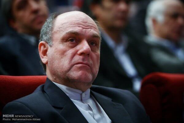 The head of the Iranian space program, Mohsin Bahrami. Photo: Mehr Iranian News Agency. Photo: Mohammadreza Abbasi