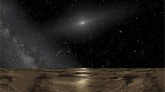 איור אמן של הנוף בכוכב הלכת הננסי סדנה. דיוד גרדס מאוניברסיטת מישיגן אומר כי פני השטח של 2014 UZ224 ייראו דומים.