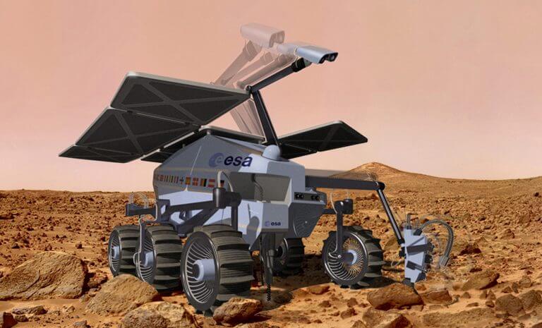 The European Space Agency's ExoMars all-terrain vehicle that should take off to Mars in 2020. Figure: European Space Agency (ESA)