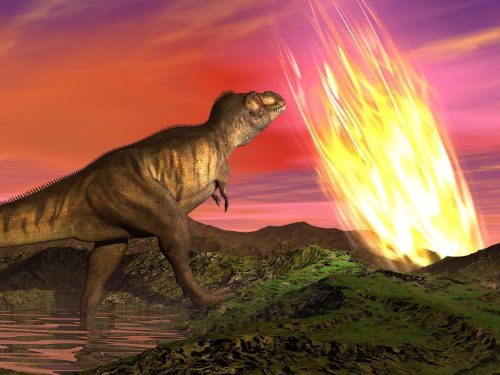 The celestial body that wiped out the dinosaurs. Illustration: shutterstock