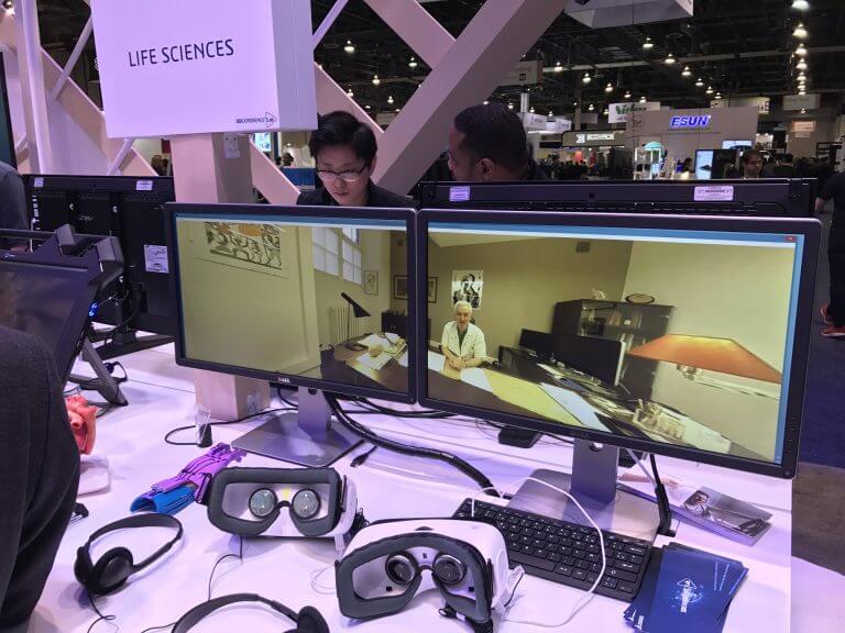 جناح Dassault Systems في معرض CES 2017. الصورة: آفي بيليزوفسكي