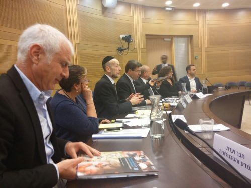 Report of Science Minister Ofir Akunis to the Knesset's Science Committee, 23/1/17. Photo: Spokesperson of the Science Committee