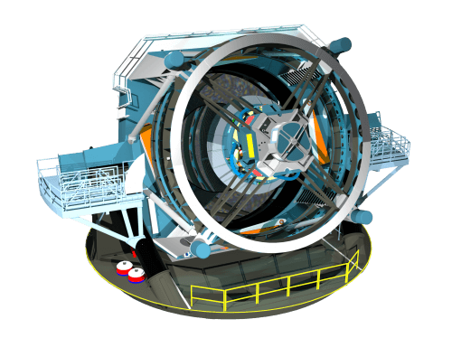 טלסקופ הסקר הסינופטי הגדול (LSST) הנבנה בימים אלו בצ'ילה. מקור: אתר הפרויקט.