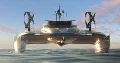 הדמיית תלת-ממד של הסירה: Pierrick Contin / Energy Observer