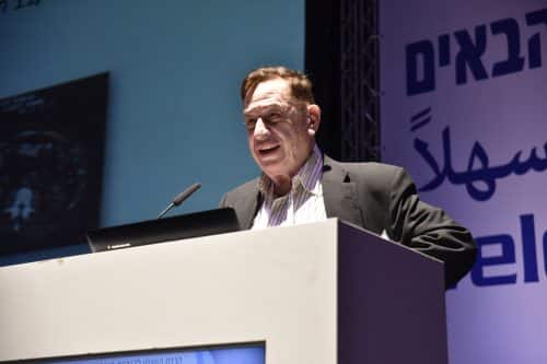 Dr. Avraham Sokhmi, who gave the main lecture at the conference and talked about a new imaging technology that he is working on developing. Source: Technion spokesmen.