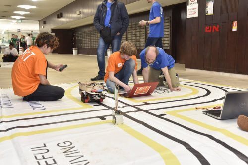 Robotics participants. Source: Technion spokesmen.