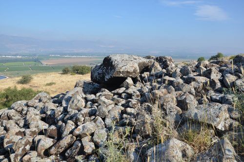 הדולמן בן 4,000 השנה. צילום: גונן שרון, המכללה האקדמית תל-חי.