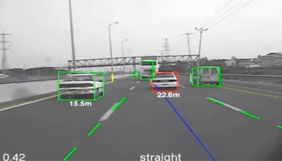 Using computer vision for autonomous driving. From the Mobileye website