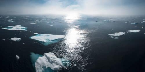 קרחונים באזור הקוטב הצפוני. תצלום: william bossen