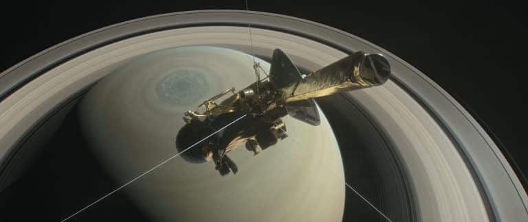 Cassini imaging during the dive between Saturn and its rings. Source: NASA/JPL-Caltech.