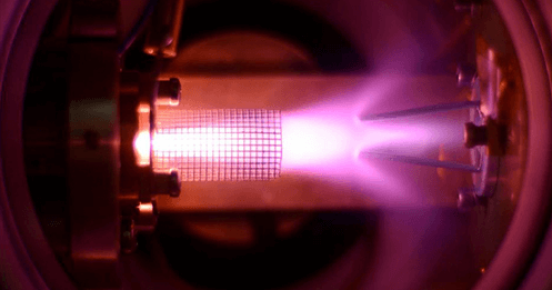 Cold beam experiments. The shock waves block the flow of particles in the beam. Source: Weizmann Institute magazine.