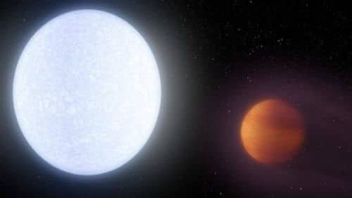 Astronomers at Ohio State University and Vanderbilt University have discovered a planet so hot that its temperature rivals most stars. Image: Robert Hart, NASA/JPL-Caltech