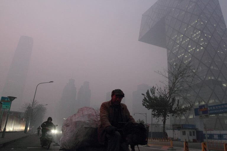 Air pollution in Beijing. Photo: 大杨.