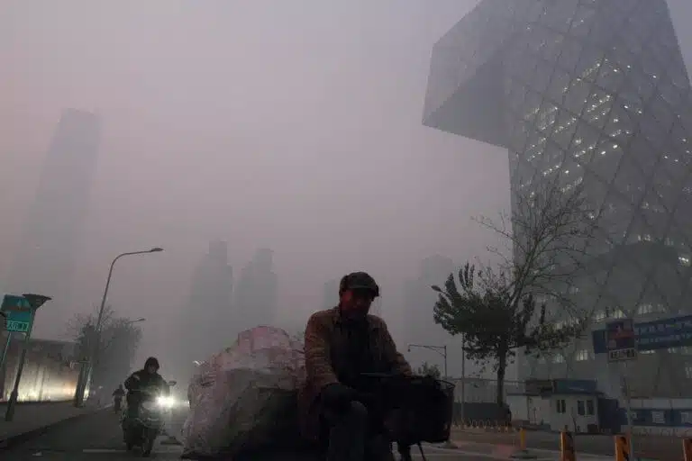 זיהום אוויר בבייג'ינג. צילום: 大杨.