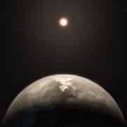 איור אמנותי של כוכב הלכת רוס 128b. קרדיט: ESO/M. Kornmesser