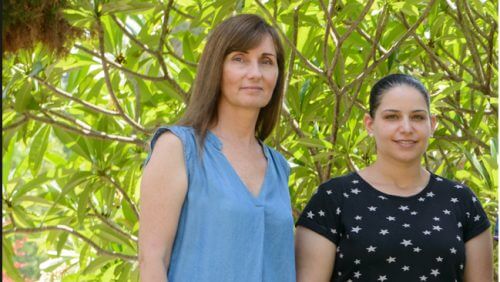 Right: Donna Matzov and Dr. Anat Bashan from Prof. Ada Yonet's group. They deciphered a mechanism that leads to "ribosome dormancy" in bacteria. Source: Weizmann Institute magazine.