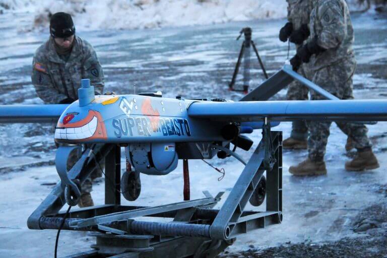 Unmanned aerial vehicle of the Shadow type. Image source: US Department of Defense.