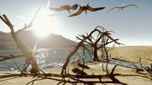 דינוזאורים מעופפים. איור: shutterstock