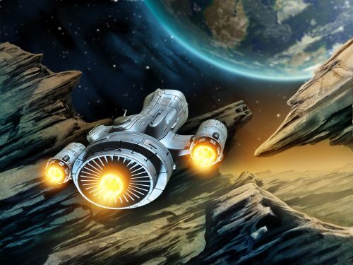 לוחמת חלל. איור: shutterstock