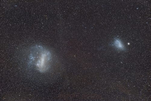 Magellanic clouds. Photo: Andrew Lockwood for the Australian National University