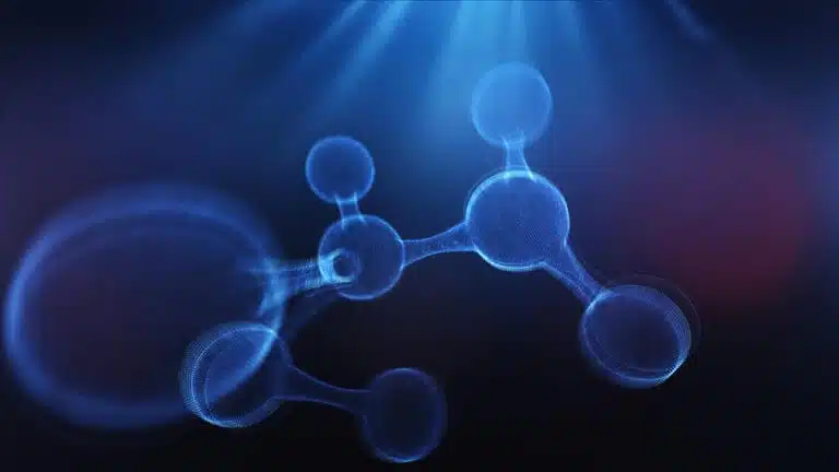 a molecule. Illustration: shutterstock