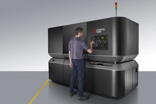 Carmel 1400 XNUMXD printing machine. Photo: Xjet company