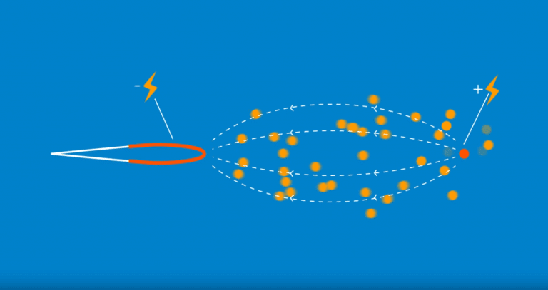 An airplane without moving parts developed in MIT laboratories. Screenshot from YouTube
