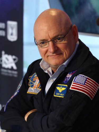 Former astronaut Scott Kelly who spent almost a year in space continuously at the opening event of Israel Space Week 2019. Photo by Gilad Kvalertsik