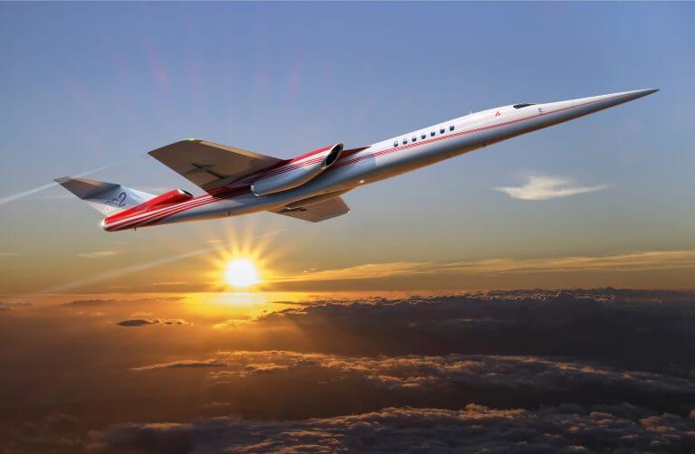 The Aerion_AS2 supersonic executive plane under development. PR photo, Boeing