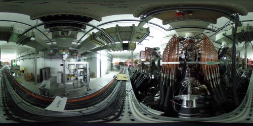  מאיץ החלקיקים בתמונה פנורמית 360 מעלות. (צילום: CERN)