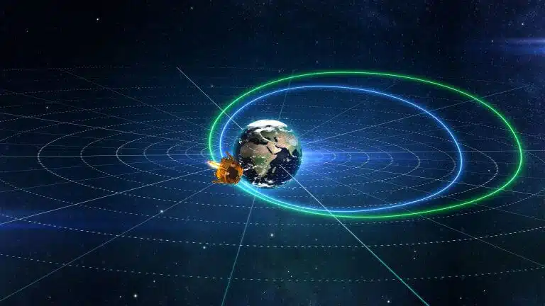 المسار الطويل للمركبة الفضائية في سفر التكوين إلى القمر. رسم توضيحي: سبيسيل