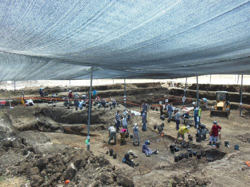 A view of the excavation area in Ein Kashish. Photo: Prof. Arala Hobars