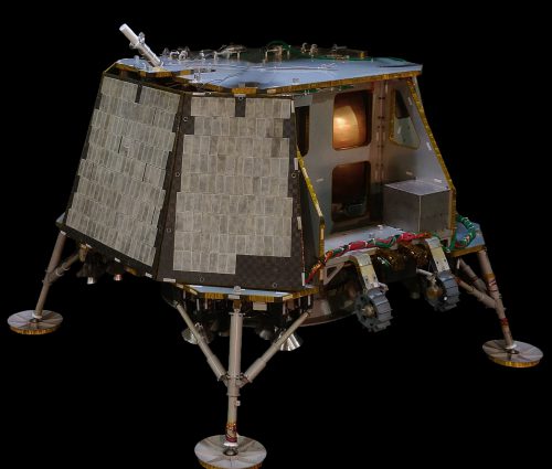 Orbit Beyond of Edison, New Jersey, has proposed flying up to four probes into a lava plane in one of the moon's craters. Figure: Orbit Biond