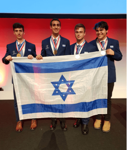 חברי נבחרת ישראל לאולימפיאדת הכימיה 2019. צילום: מרכז מדעני העתיד