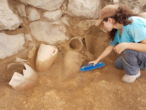 חפירות בצקלג המקראית. צילום-משלחת החפירות לחורבת אל-רעי (8)