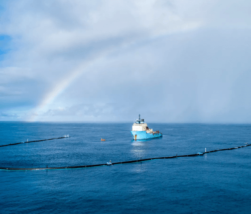 Wilson facility - for waste collection in "Plastic Island". PR photo