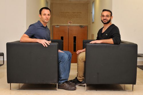In the photo - Prof. Shahar Kotinsky (left) with the doctoral student Louis Daniel. Photo: Rami Shloush, Technion Spokesperson