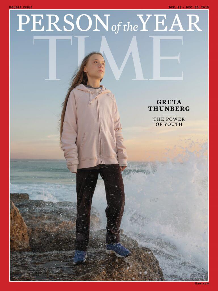 The cover photo was taken as she stepped onto the beach in Lisbon, Portugal on December 4, 2019. Photograph by Evgenia Arbugaeva for TIME