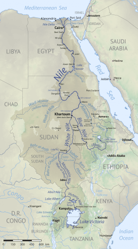 מפת הנילוס. משתמש Shanon1, ויקיפדיה