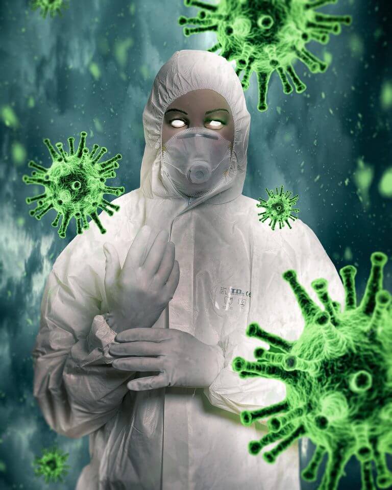 Protection against the corona virus. Illustration: Image by _freakwave_ from Pixabay