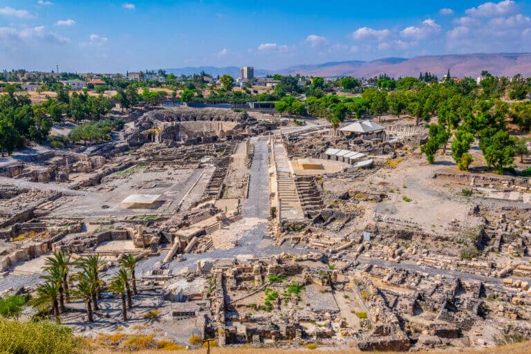 Beit Shan excavation site from the Roman period. Illustration: depositphotos.com