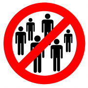 איסור על התקהלות בשל מגיפת הקורונה. איור: Image by zmisoz from Pixabay
