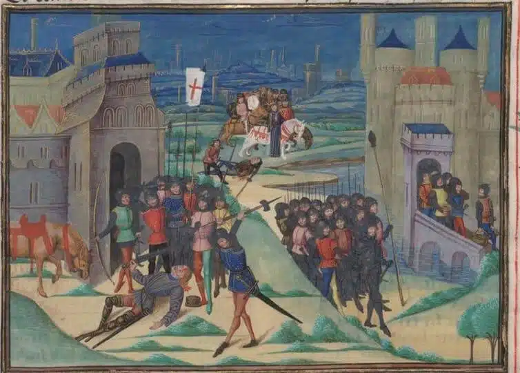 ثورة الفلاحين عام 1381. صورة مصغرة لجان دي ويبرين